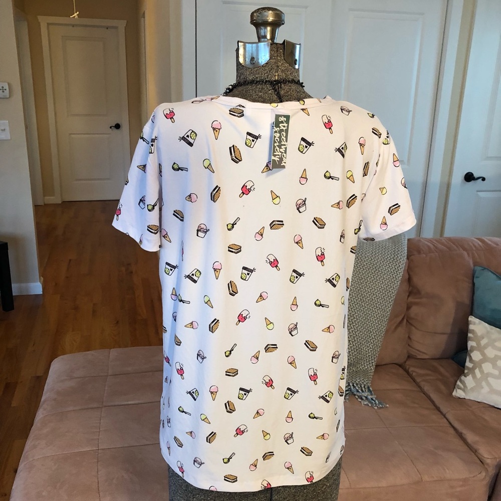 SIZE SMALL ICE CREAM TEE SHIRT SUPER SOFT! - Picture 3 of 3